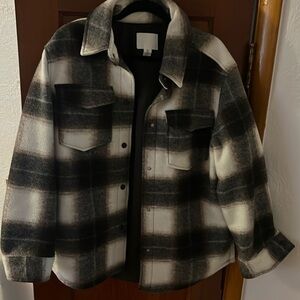 H&M plaid jacket